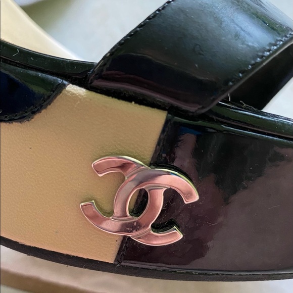 Goegeous CHANEL platforms! Literally worn once. - Picture 3 of 5